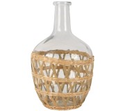 Vaza Home Styling Colection Bottle 18x31cm (Transparent)