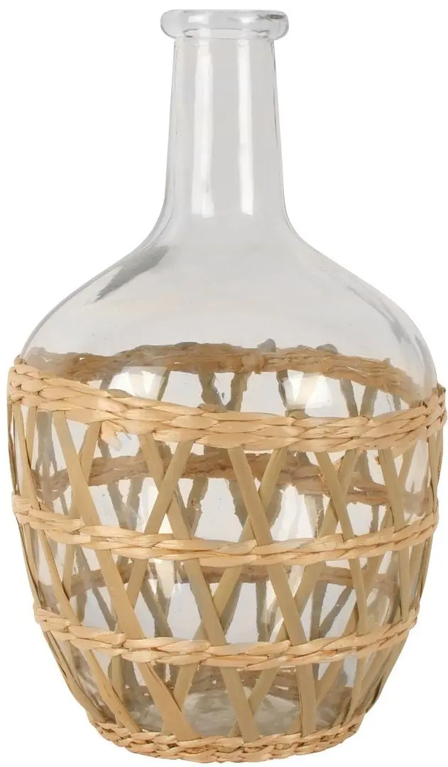 Ваза Home Styling Colection Bottle 18x31cm (Transparent)