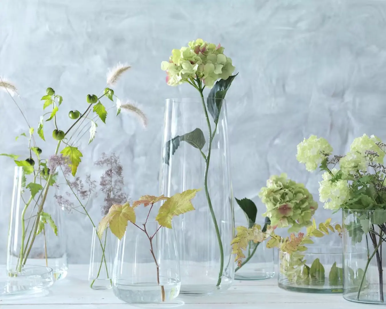 Ваза Ikea Berakna прозрачное стекло 45cm (Прозрачный)