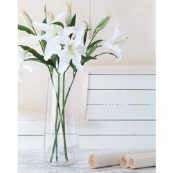 Ваза Ikea Berakna прозрачное стекло 45cm (Прозрачный) Thumb