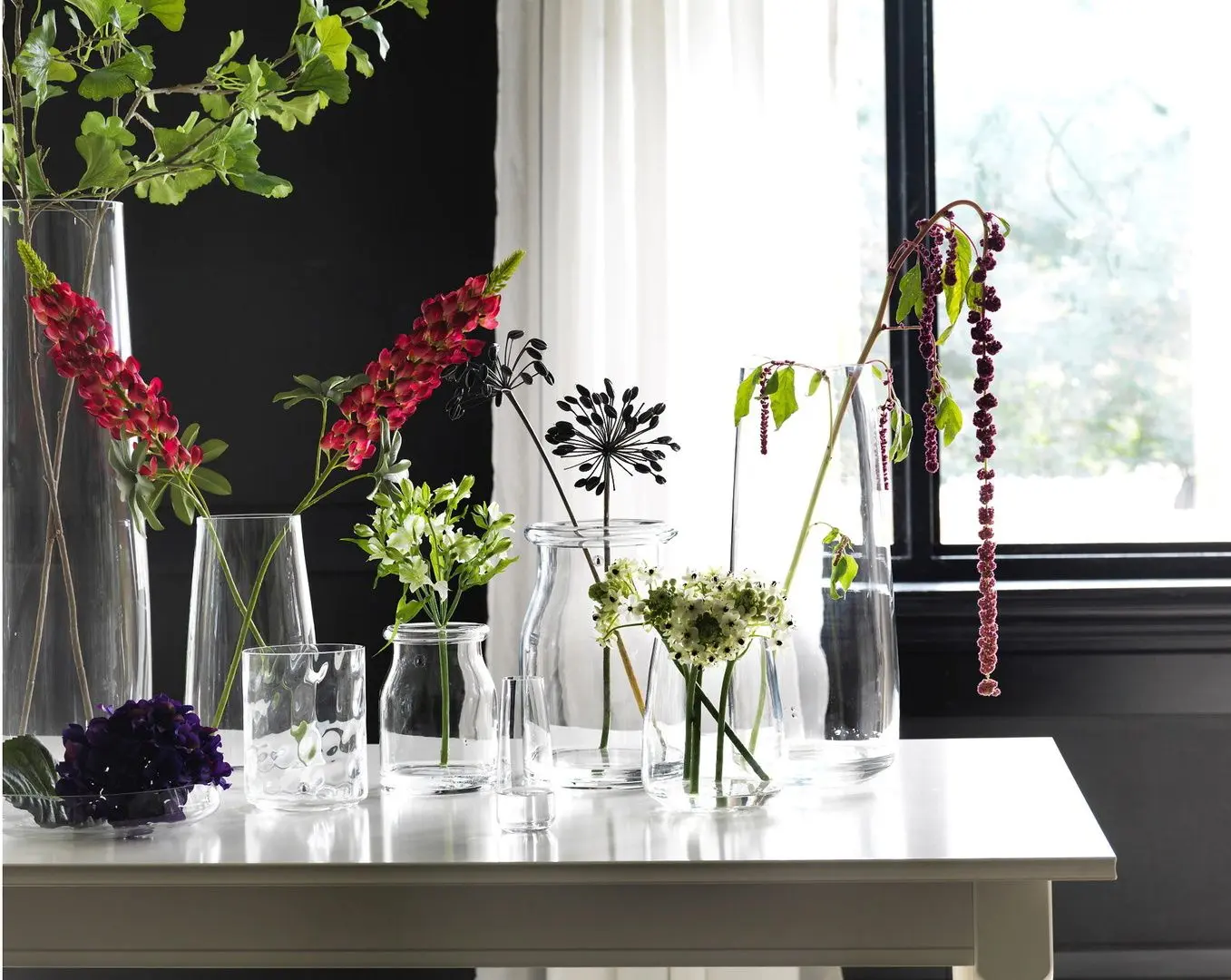 Ваза Ikea Berakna стекло 26cm (Прозрачный) - 4