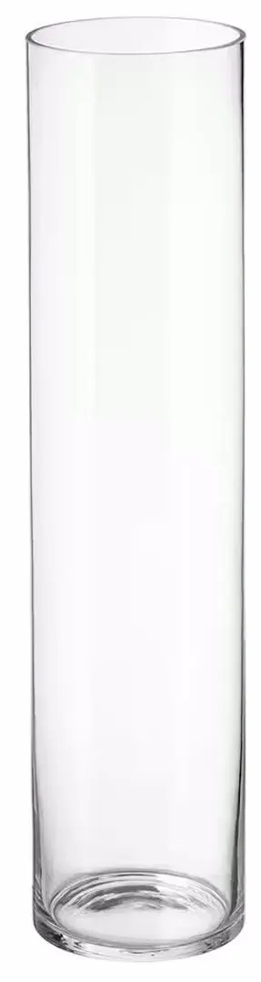 Vaza Ikea Cylinder sticla transparenta 68cm (Transparent)