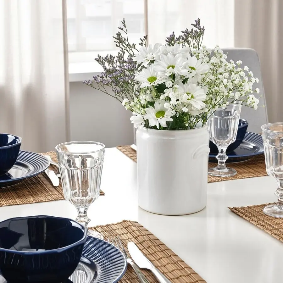 Vaza Ikea Fallenhet 16cm (Alb)