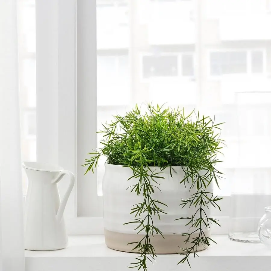 Vaza Ikea Fallenhet 21cm (Alb/Bej) - 2