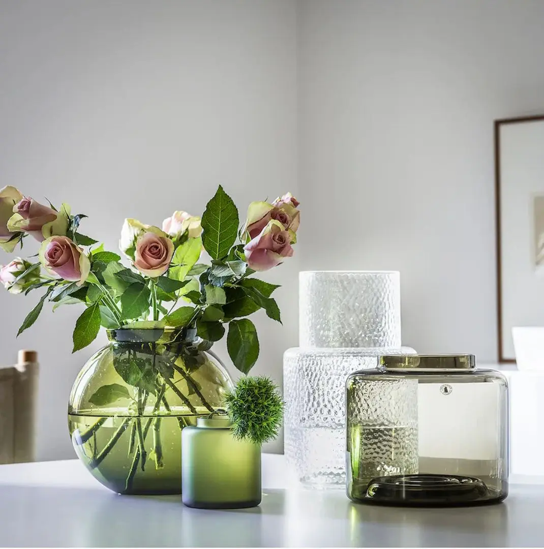 Ваза Ikea Konstfull 19cm (Зеленый)