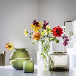 Vaza Ikea Konstfull sticla mata 10cm (Verde) Thumb