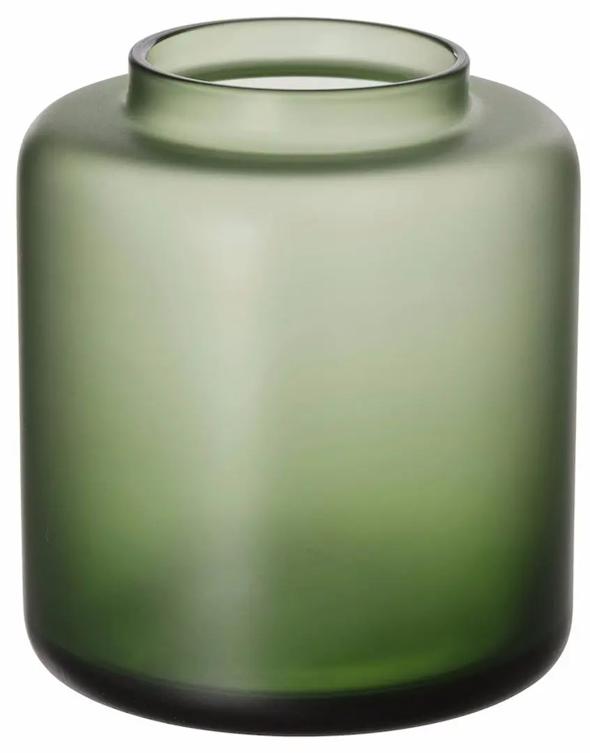 Vaza Ikea Konstfull sticla mata 10cm (Verde)