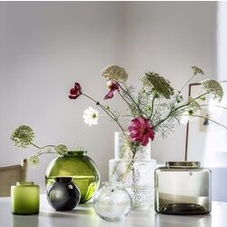 Ваза Ikea Konstfull прозрачное стекло 10cm (Прозрачный) Thumb