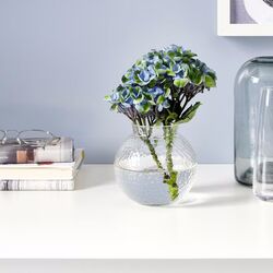 Ваза Ikea Konstfull прозрачное стекло 10cm (Прозрачный) Thumb