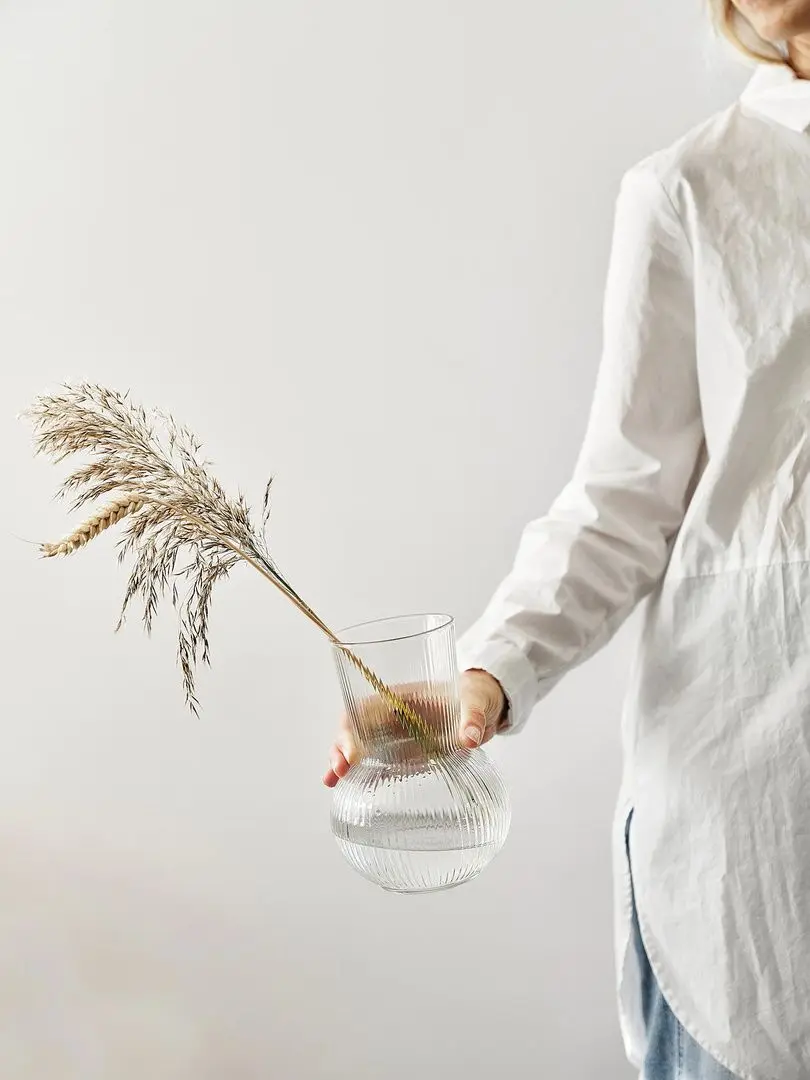 Ваза Ikea Padrag стекло 17cm (Прозрачный) - 4