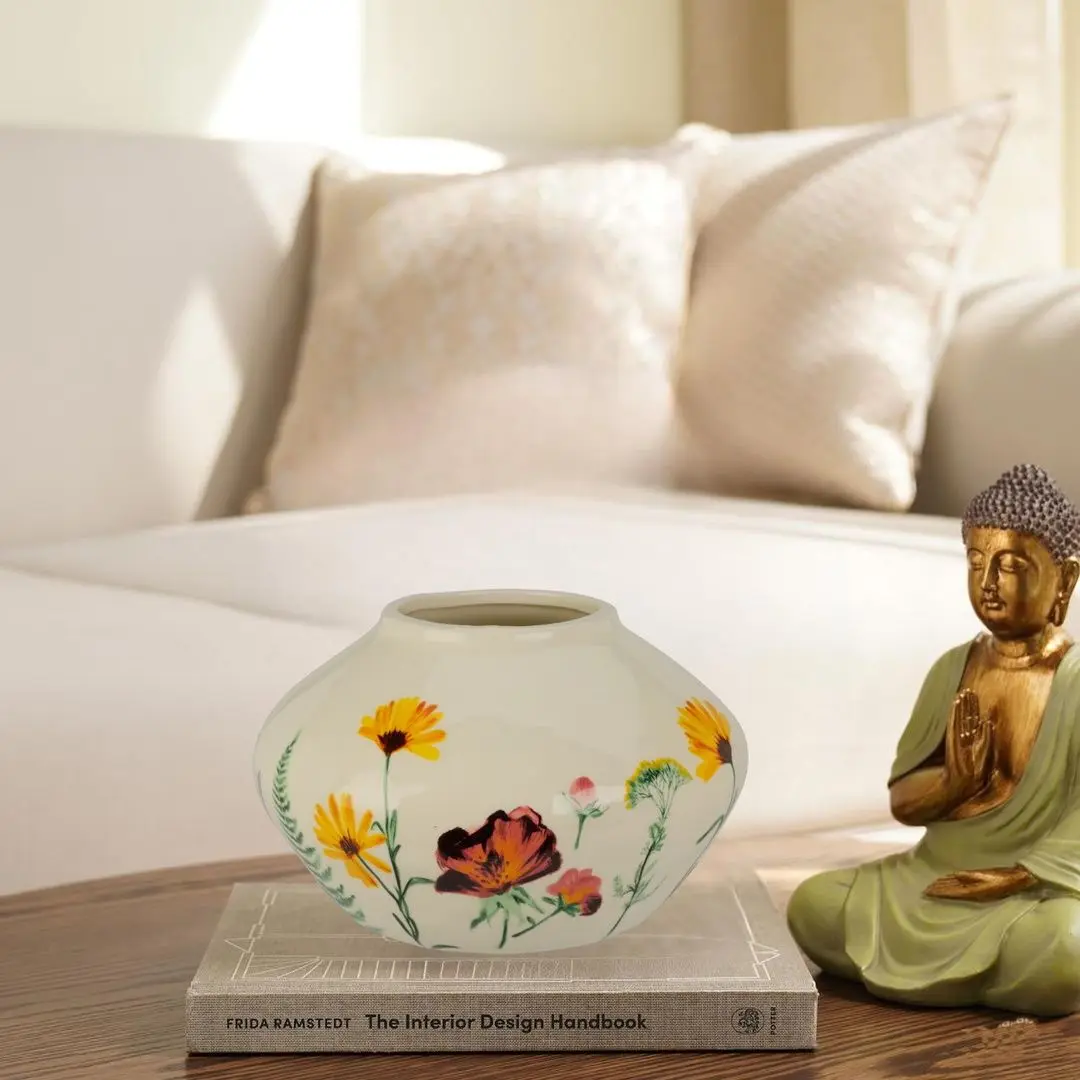 Vaza Spring Flowers 13x21cm (Beige)