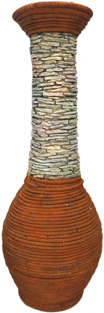 Vaza de gradina Saska Garden 1030050 (Brown/Grey)