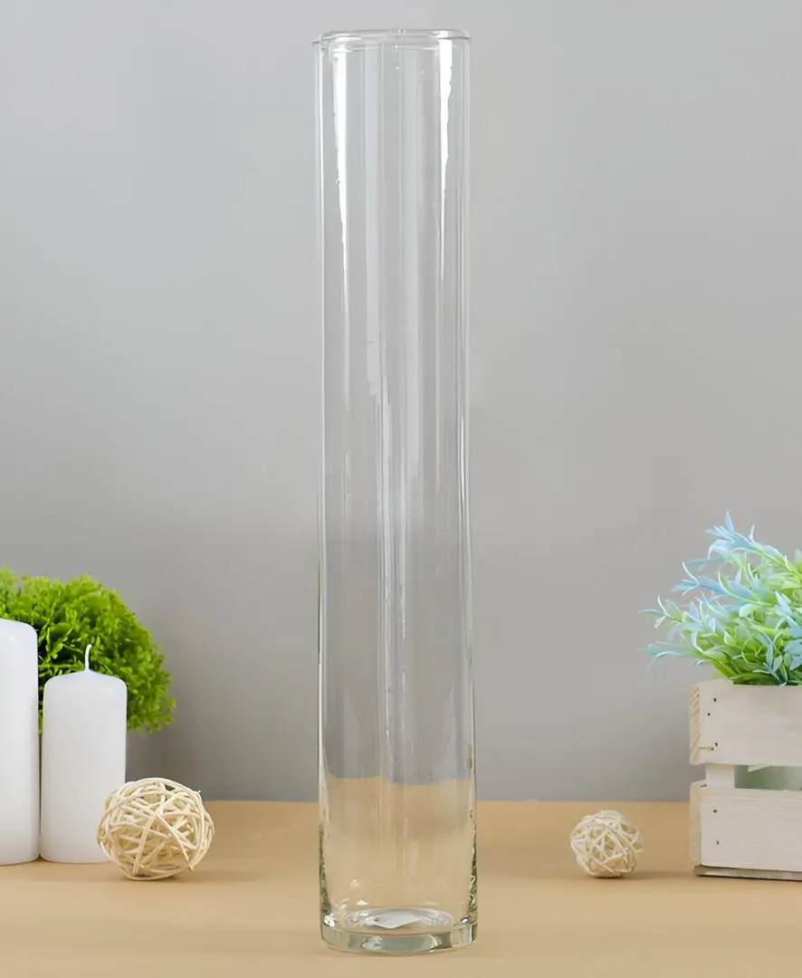 Ваза H&S Cylinder 70x12сm (Transparent)