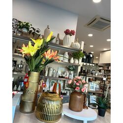 Vaza Tognana Andrea Fontebasso Cer-Amica Oro 41x15cm (Gold) Thumb