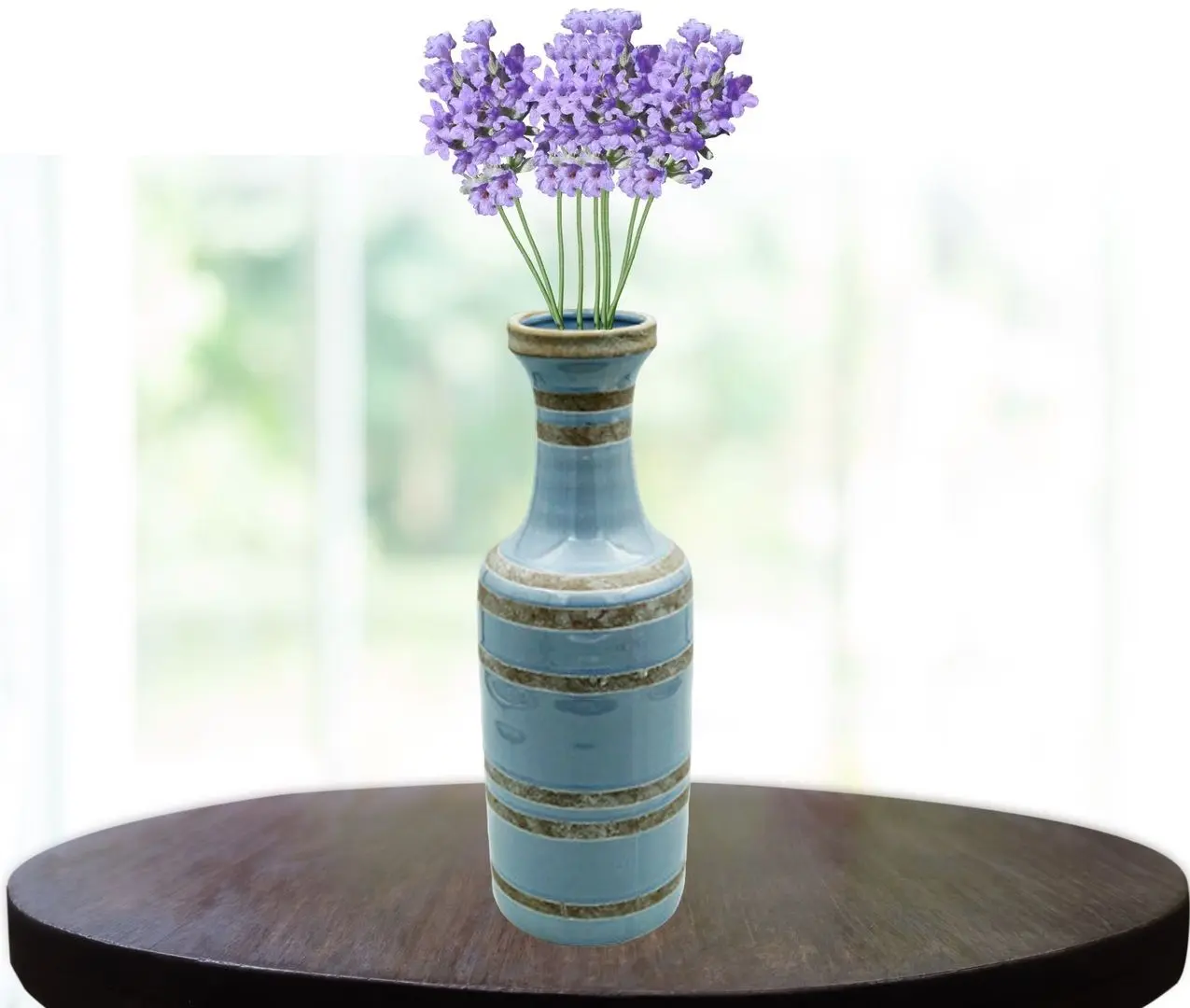 Ваза Tognana Andrea Fontebasso Cer-Amica Rave 42cm (Ceramic/Blue) - 2