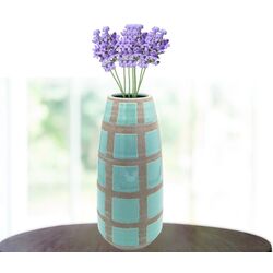 Ваза Tognana Andrea Fontebasso Cer-Amica Rave Check 35cm (Blue) Thumb