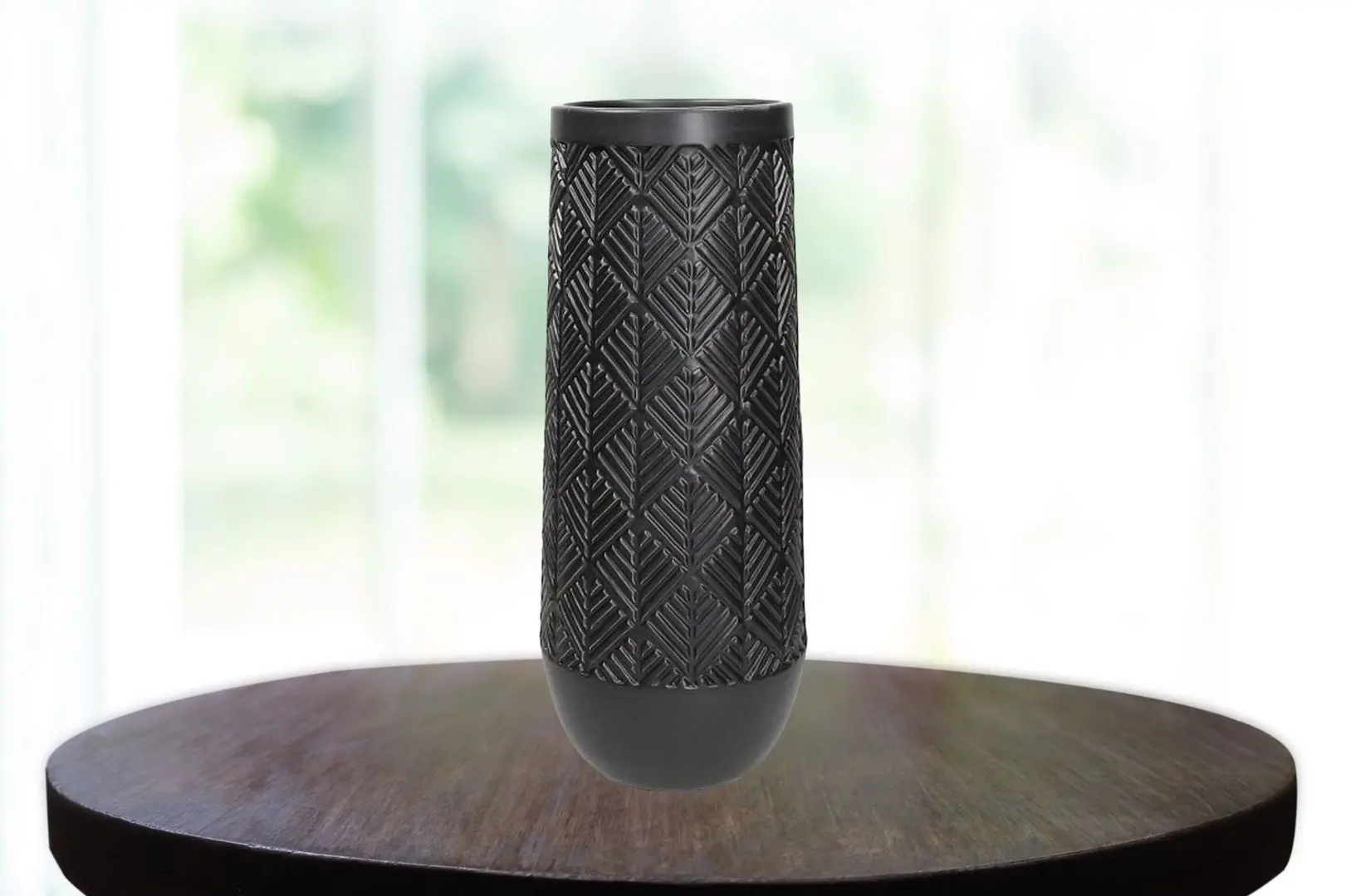 Ваза Tognana Andrea Fontebasso Cer-Amica Zimbabwe 42x17cm (Black) - 3