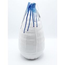 Vaza Tognana Andrea Fontebasso Magma 35cm (White/Blue) Thumb
