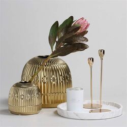 Vaza Tognana Andrea Fontebasso Oro 25x23 см (Gold) Thumb