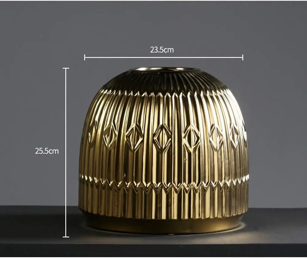 Vaza Tognana Andrea Fontebasso Oro 25x23 см (Gold) - 7