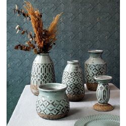 Vaza Tognana Andrea Fontebasso Tuscany Amphora 33cm (Green) Thumb