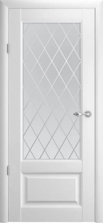 Usa de interior Luxdoors Galeria Ermitaj-1 600mm (White/Glass)