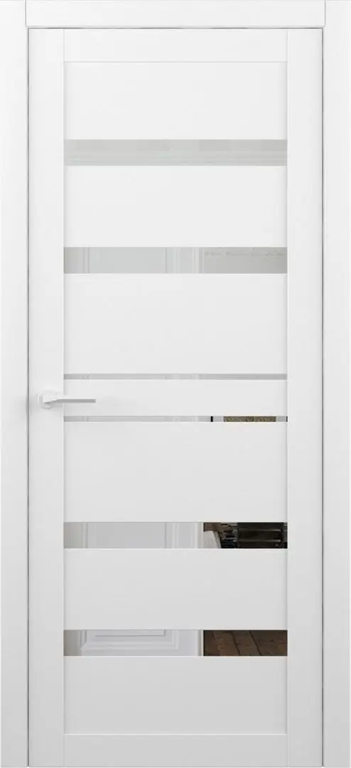 Usa de interior Luxdoors Megapolis Drezden 900mm (White/Mirror)