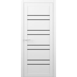 Usa de interior Luxdoors Megapolis Dublin 900mm (White/Black Glass)