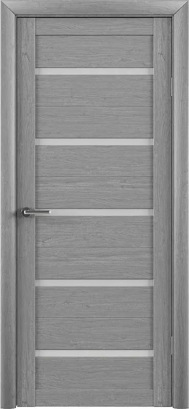 Usa de interior Luxdoors Trend-Doоrs Trend T-2 Flora Sticla Mat Telescopic 700mm (Smoky Ash)