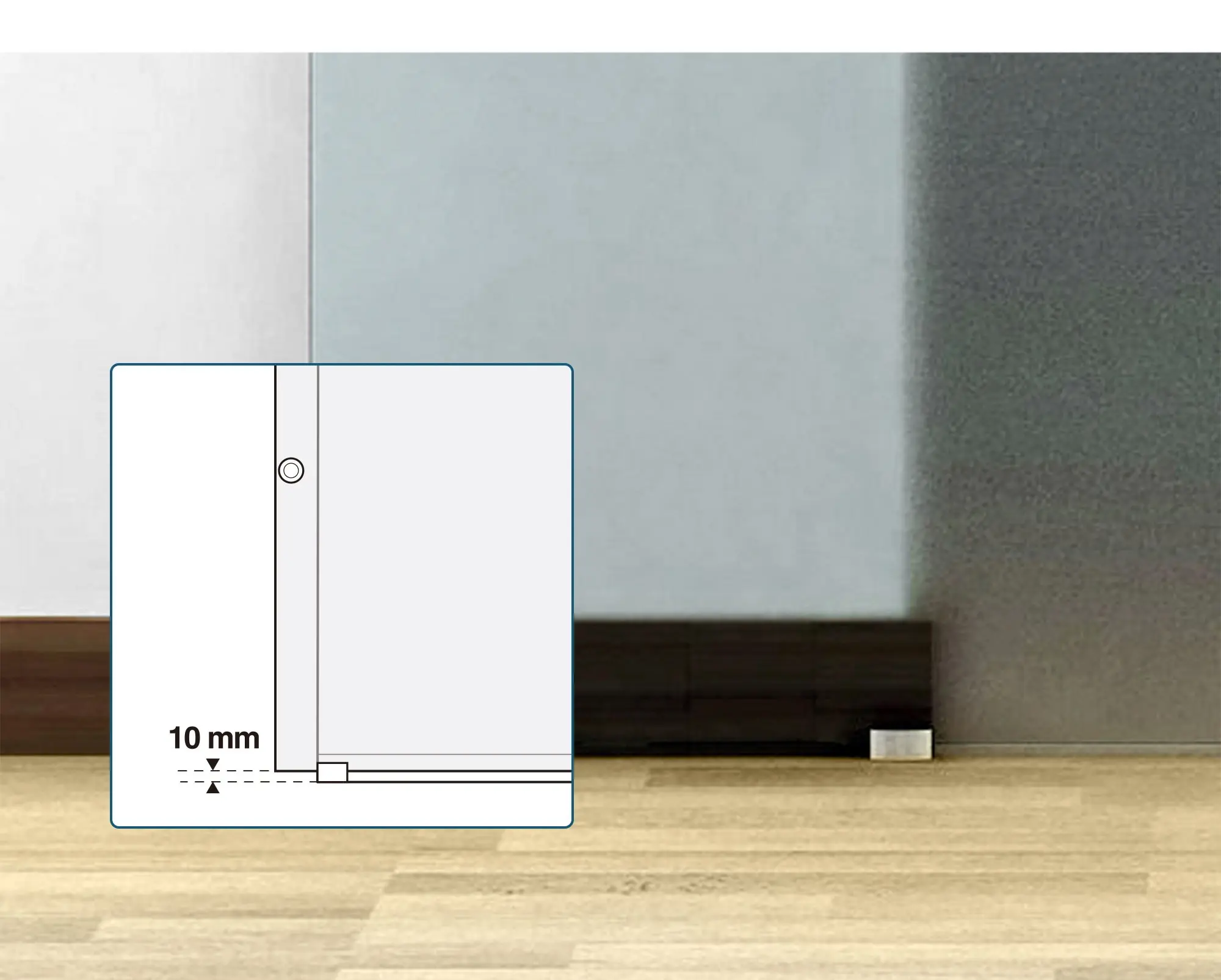 Дверь раздвижная Homcom B70-005 900mm (Transparent) - 3
