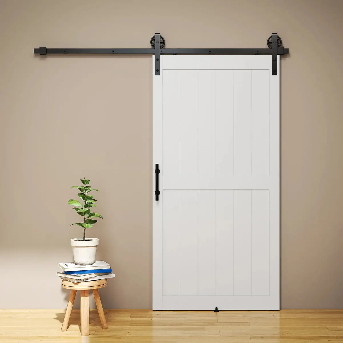 Дверь раздвижная Homcom B70-075V83WT (White) - 7
