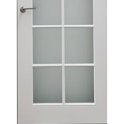 Usa de interior Luxdoors Smalt Paint 8 Magnet Right 900mm (White) Thumb