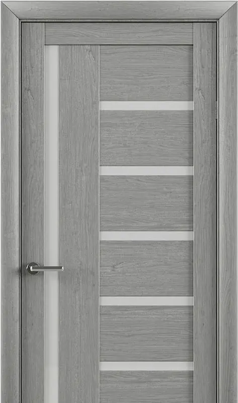 Usa de interior Luxdoors Trend-Doоrs Trend T-3 Bianca Sticla Mat Telescopic 600mm (Gray Oak)