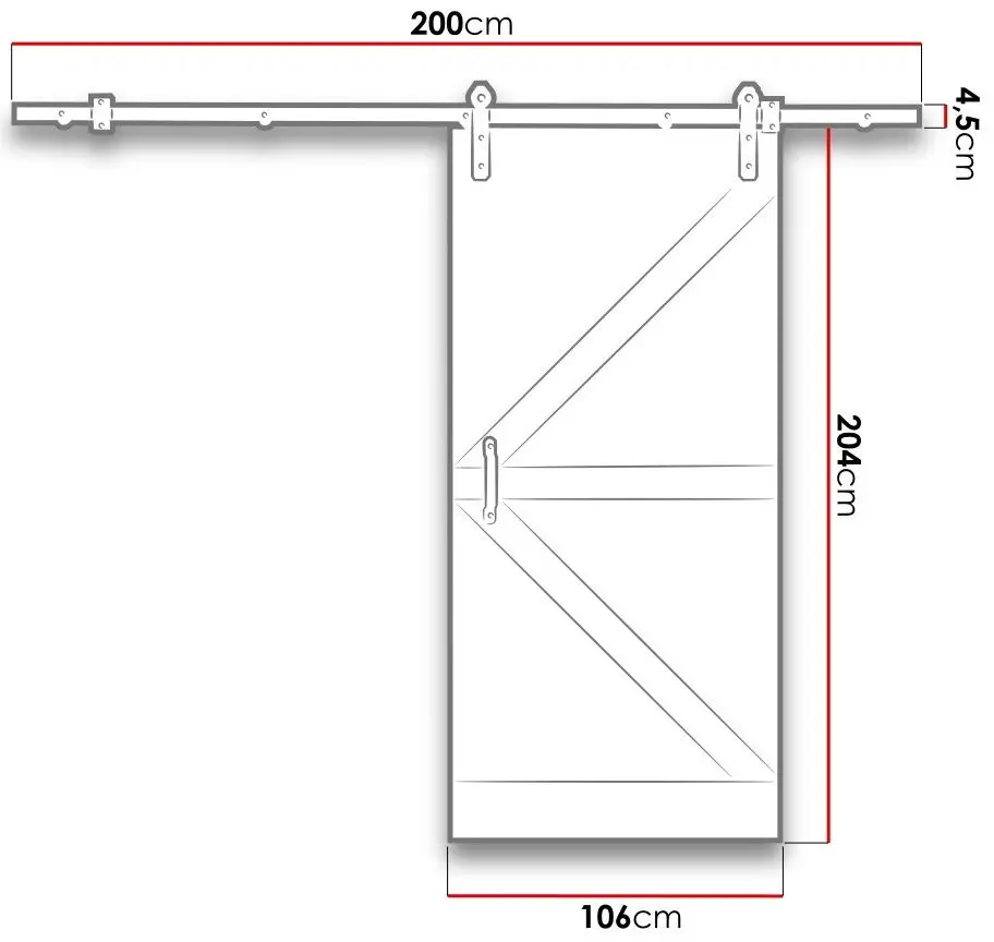 Дверь раздвижная Prime Furniture Loft Green 1000mm (Natural/Black)