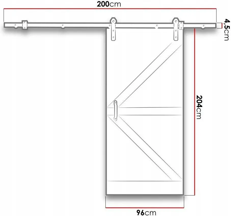 Дверь раздвижная Prime Furniture Loft Green 900mm (Natural/Black)