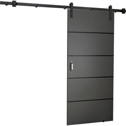 Дверь раздвижная Prime Furniture Loft Lorni Plus 600mm (Graphite) Thumb