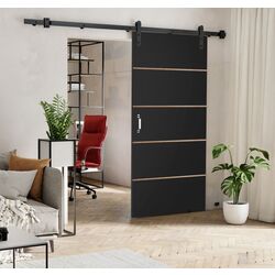 Usa glisanta Prime Furniture Loft Lorni Plus 900mm (Black/Craft Oak Golden)
