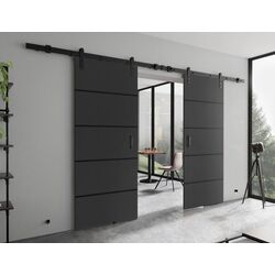 Usa glisanta Prime Furniture Loft Lorni Plus Duo 2120mm (Graphite/Black)