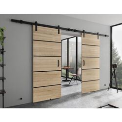 Usa glisanta Prime Furniture Loft Lorni Plus Duo 2120mm (Sonoma Oak/Black)