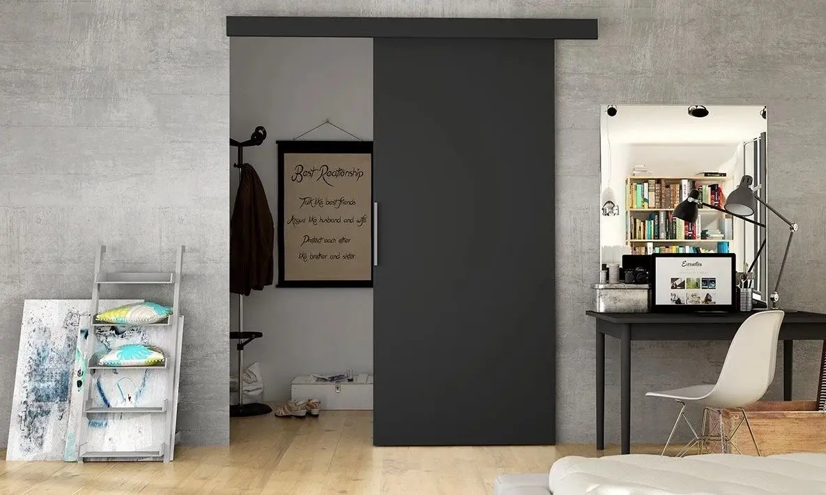 Usa glisanta Space Meble Leo I 96 (Black Matte)