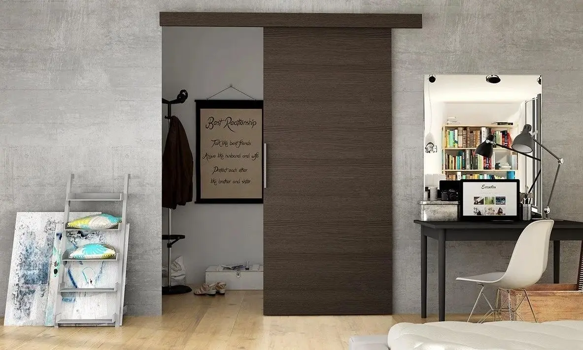 Дверь раздвижная Space Meble Leo I 96 (Chocolate)