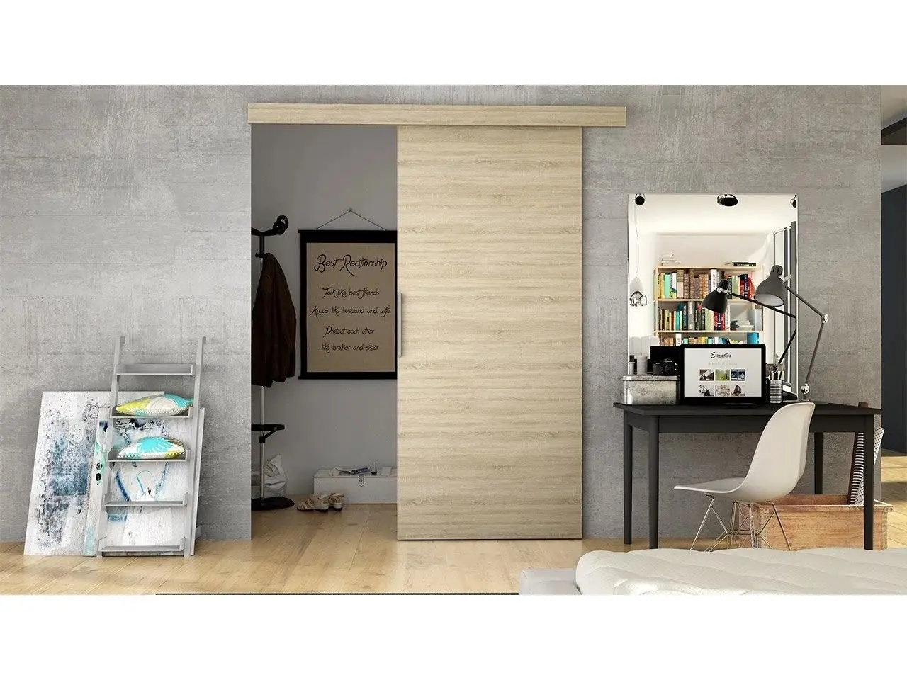 Usa glisanta Space Meble Leo I 96 (Sonoma)