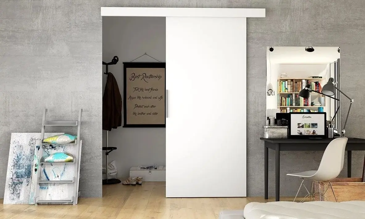 Дверь раздвижная Space Meble Leo I 96 (White Matte)