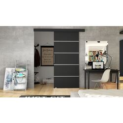 Usa glisanta Space Meble Marti III 86 (Black Matte)