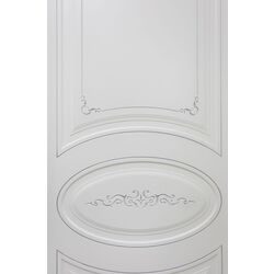 Межкомнатная дверь Spiritus Aseli F 900mm (Белый/Серебро) Thumb