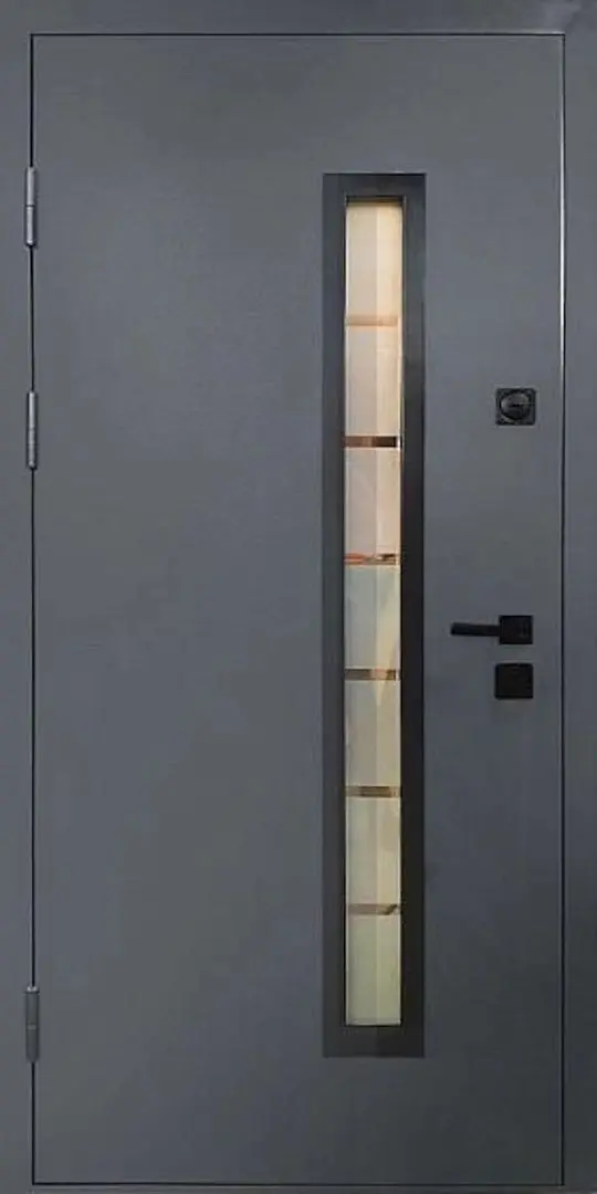 Входная дверь Spiritus 148 T-15 Left 960мм (Антрацит/Белый)