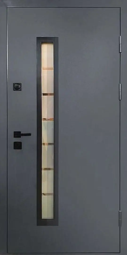 Входная дверь Spiritus 148 T-15 Right 960мм (Антрацит/Белый)
