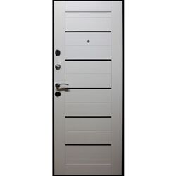 Входная дверь Spiritus Goverla Left 860mm (Антрацит/Белый) Thumb