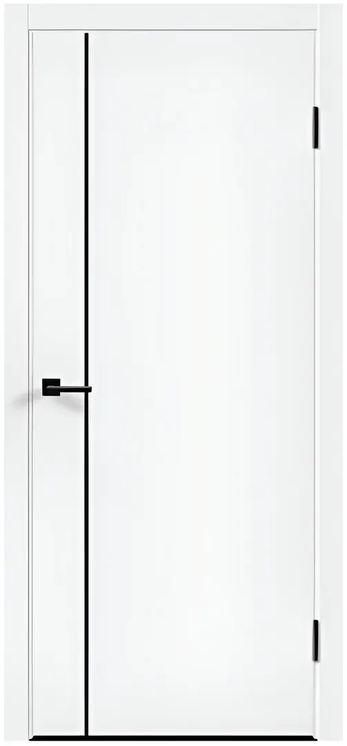 Межкомнатная дверь VellDoris Flat M1 1200mm (Белый/Черный)