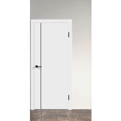 Usa de interior VellDoris Flat M1 W24 700mm (Alb/Negru) Thumb